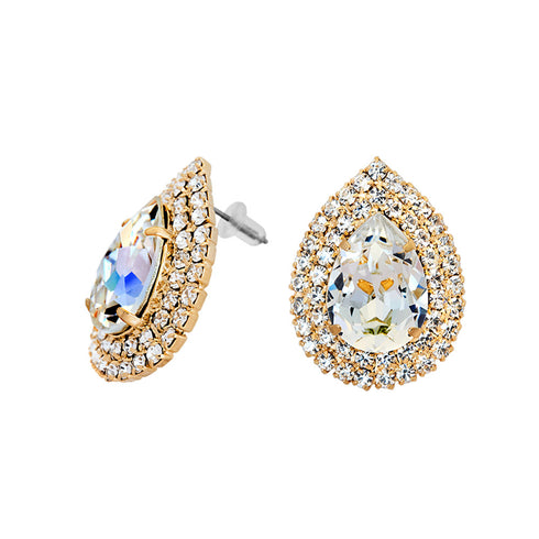 Auskarai "Jasmīnas" su Swarovski™ kristalais